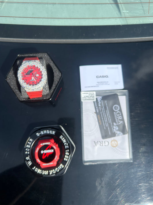 Red Moissante G-Shock