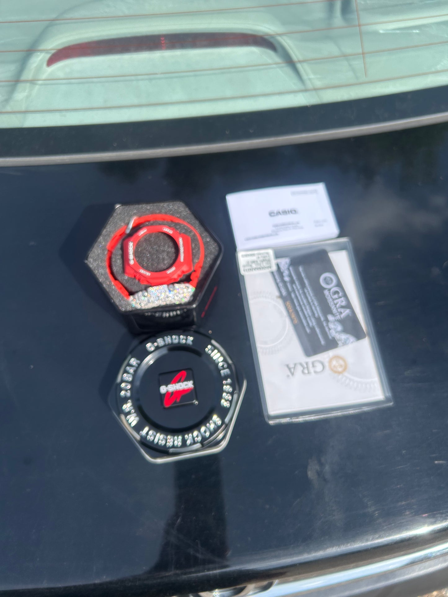 Red Moissante G-Shock