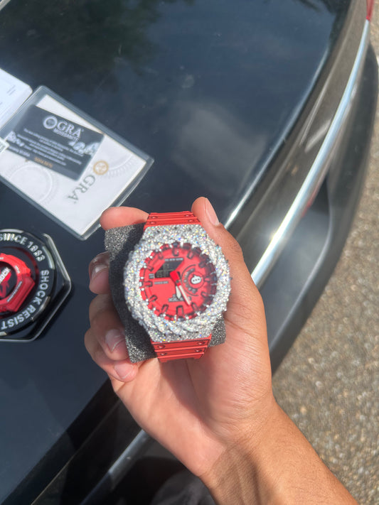 Red Moissante G-Shock